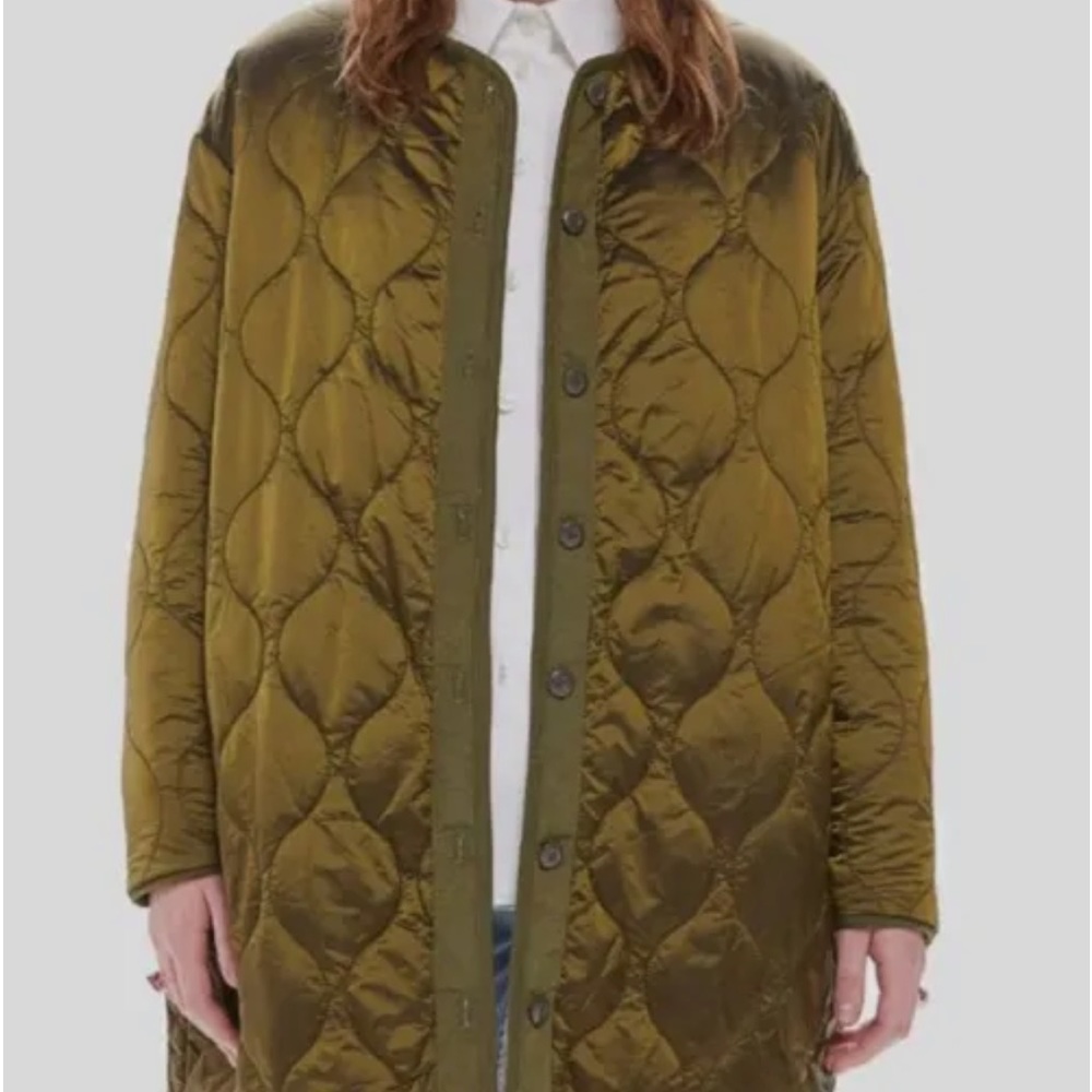 MOTHER DENIM The Sherpa Cocoon Coat